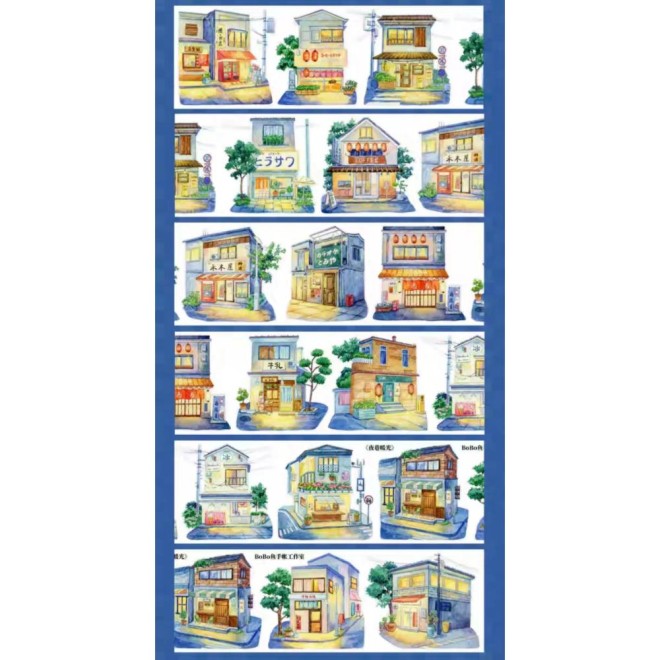 Light in the Alley shell light Die-cut PET tape