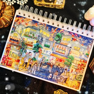 Light in the Alley shell light Die-cut PET tape