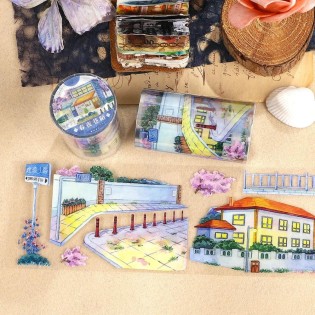 Spring night Alley PET tape