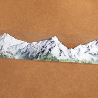 Snowy Mountain 2 PET tape