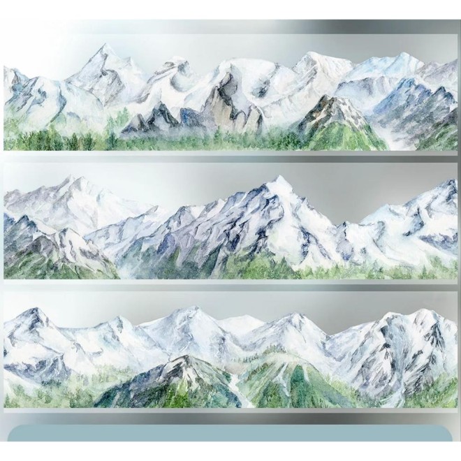 Snowy Mountain 2 PET tape