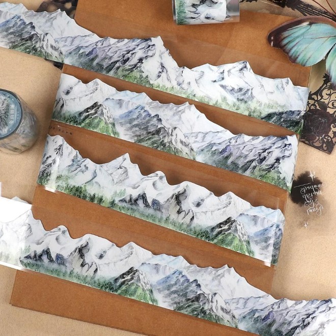 Snowy Mountain 2 PET tape