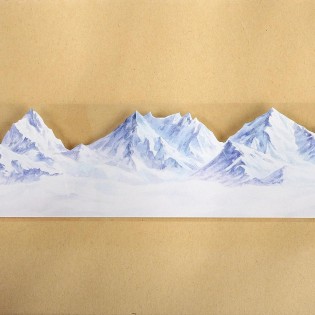Snowy Mountain PET tape