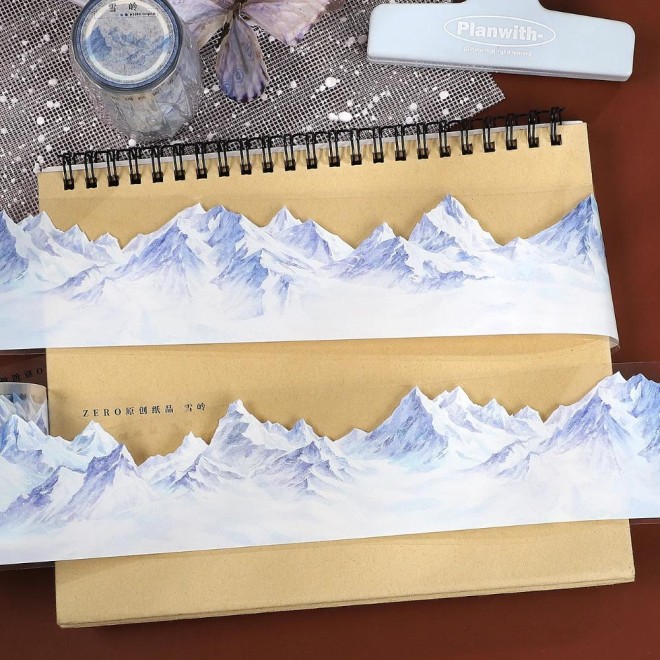 Snowy Mountain PET tape