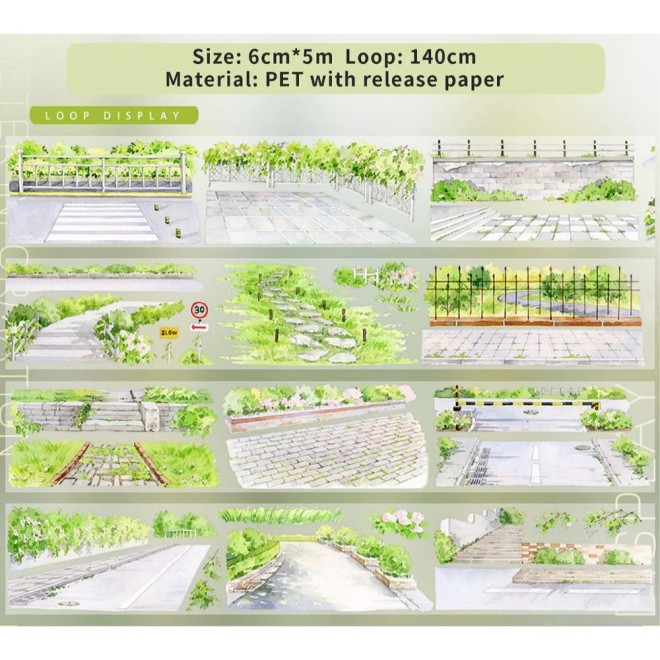 Garden Terrace PET tape