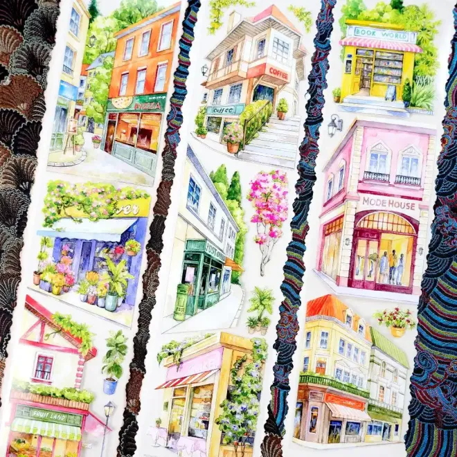 Corner store shell light  die cut PET TAPE 