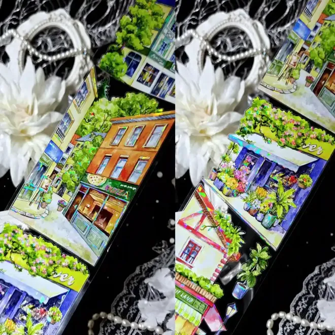 Corner store shell light  die cut PET TAPE 