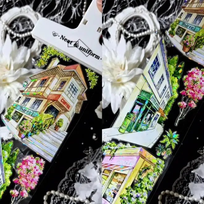 Corner store shell light  die cut PET TAPE 