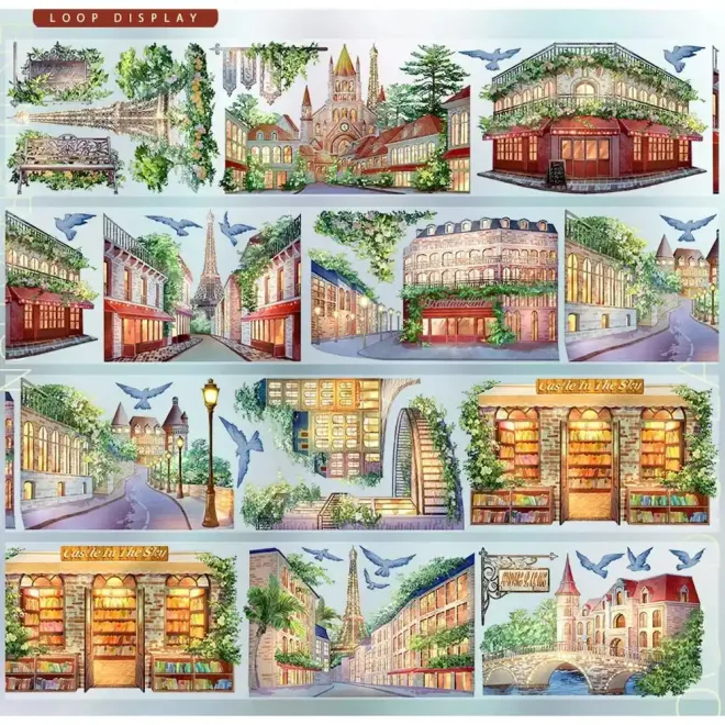 Paris at Night PET tape