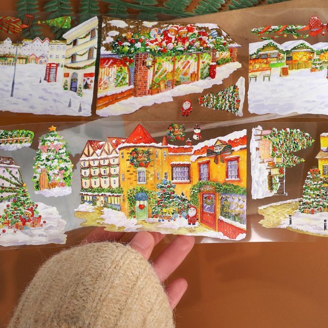 Christmas Town PET tape