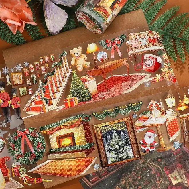 Christmas Cabin PET TAPE