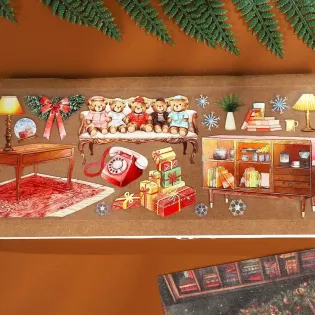 Christmas Cabin PET TAPE