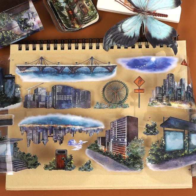 Night City Lights PET tape