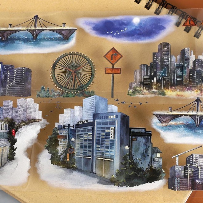 Night City Lights PET tape