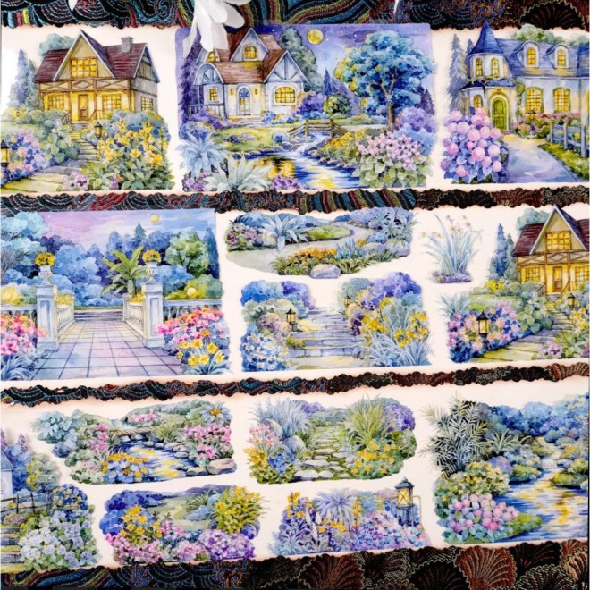 Moonlight Garden House PET tape