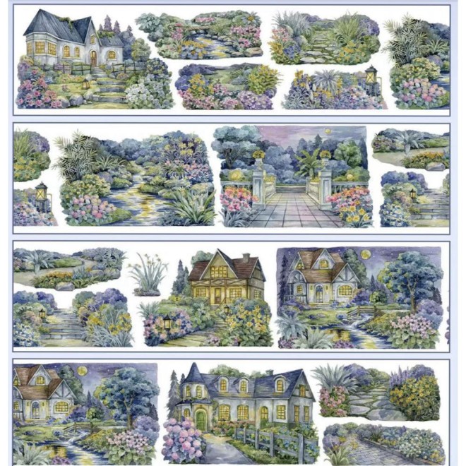 Moonlight Garden House PET tape