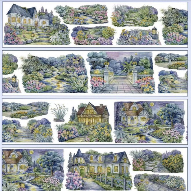 Moonlight Garden House PET tape