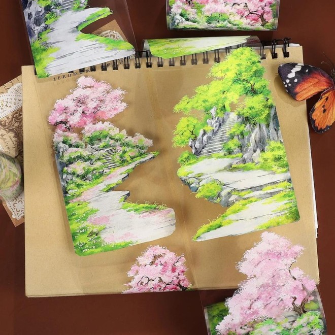 Chinese Spring Garden PET tape