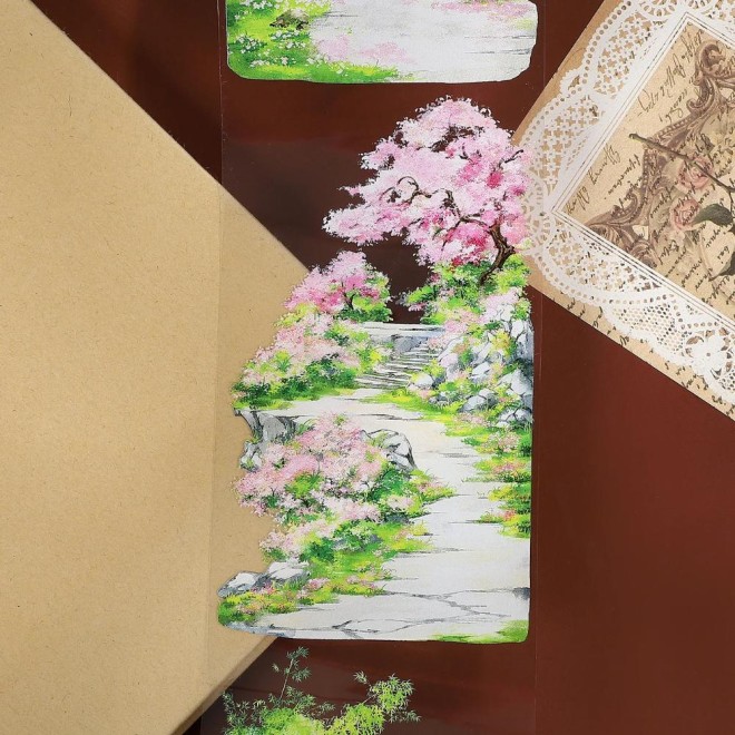 Chinese Spring Garden PET tape