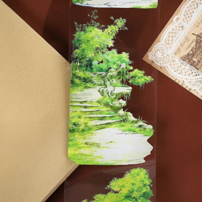 Chinese Spring Garden PET tape