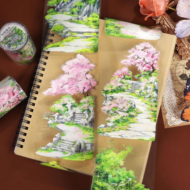 Chinese Spring Garden PET tape