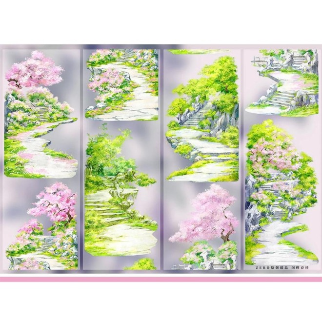 Chinese Spring Garden PET tape