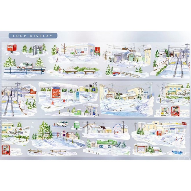 Winter Snowtown PET tape