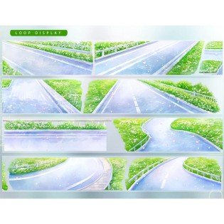 Flower Walkpath PET tape