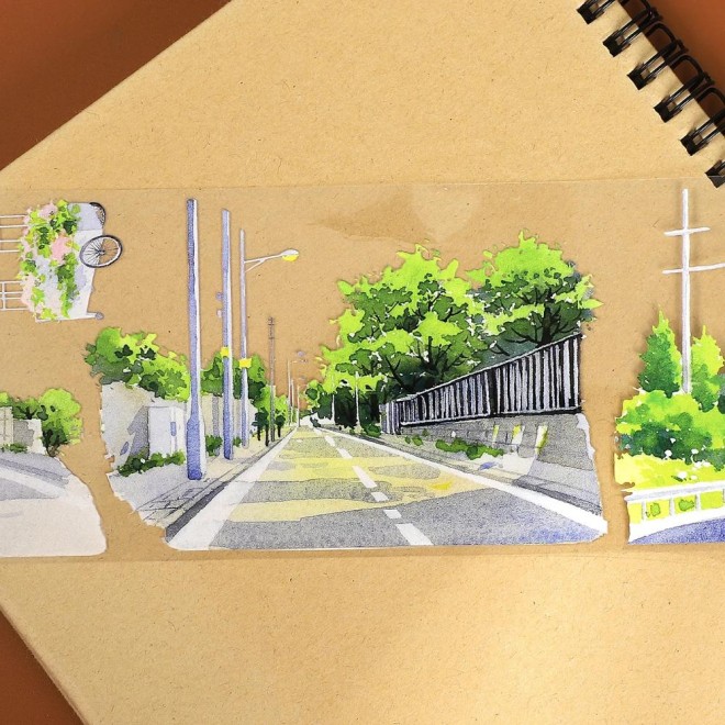 Down The Street PET TAPE