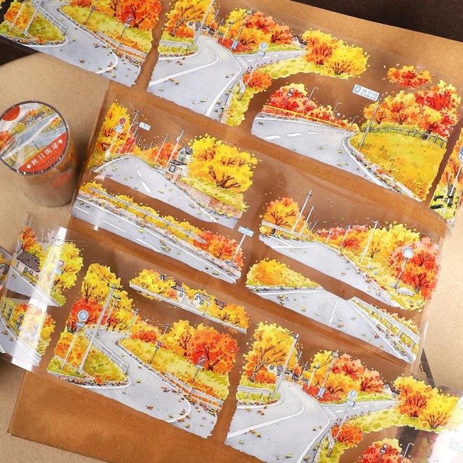 Autumn Street PET tape