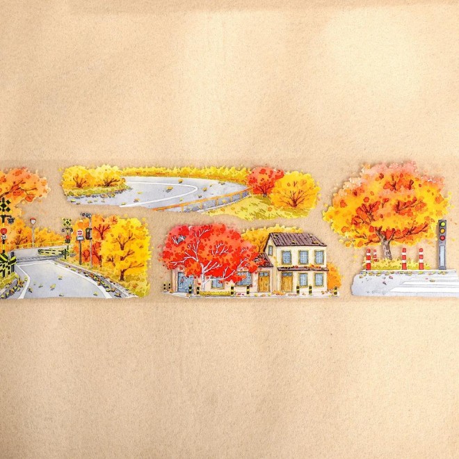 Autumn Street PET tape