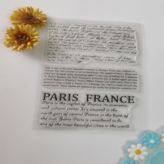 Silicone Clear Stamp 01