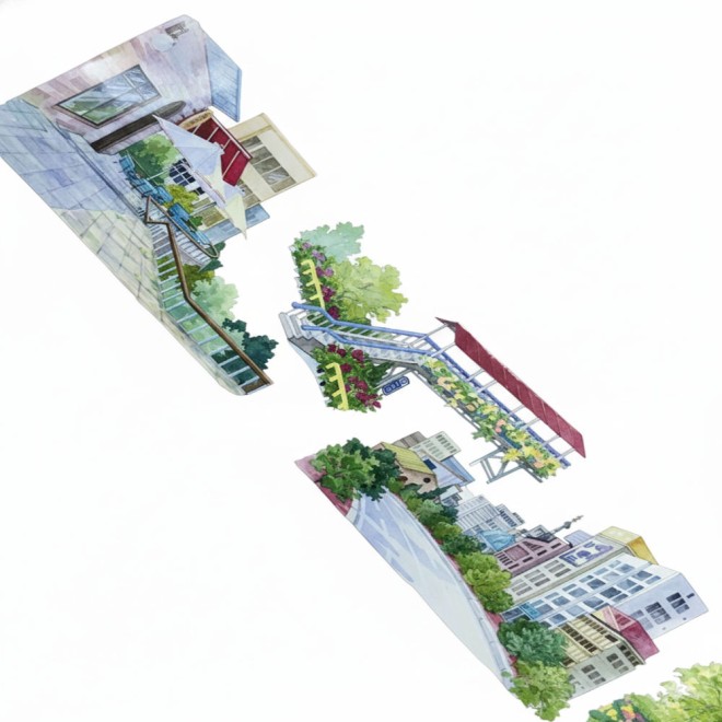 Urban Bridges PET tape