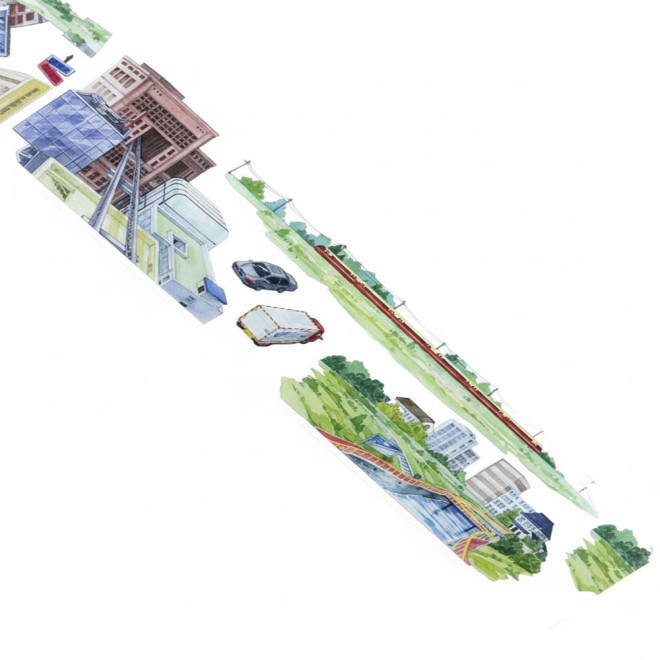 Urban Bridges PET tape