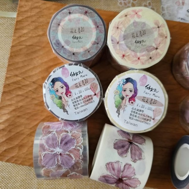 Flower Scroll PET tape