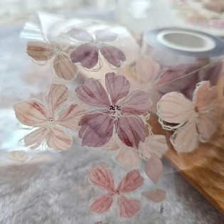 Flower Scroll PET tape