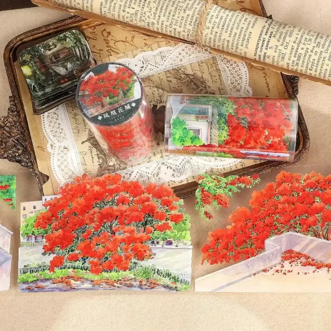 Red Pavilion Glossy PET tape