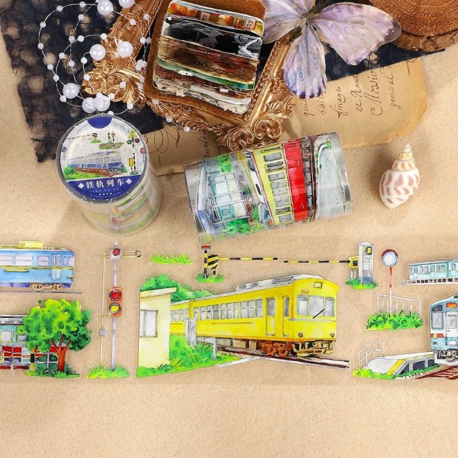 ARRIVAL AT STATION DIE CUT PET TAPE