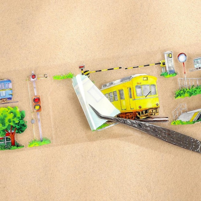 ARRIVAL AT STATION DIE CUT PET TAPE