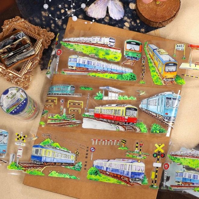 ARRIVAL AT STATION DIE CUT PET TAPE