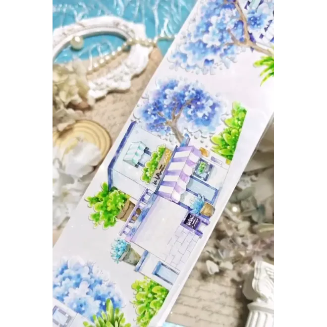 Blue street PET tape