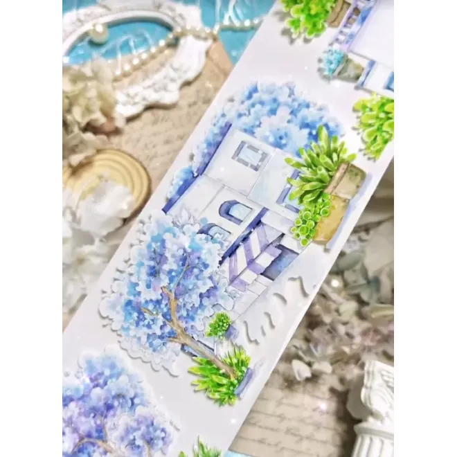 Blue street PET tape