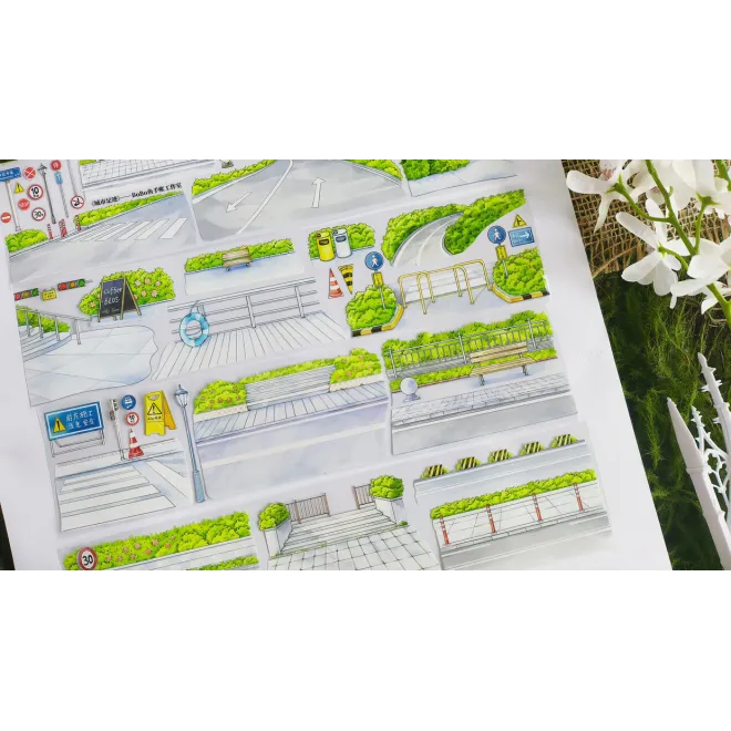 City Foot Prints PET tape