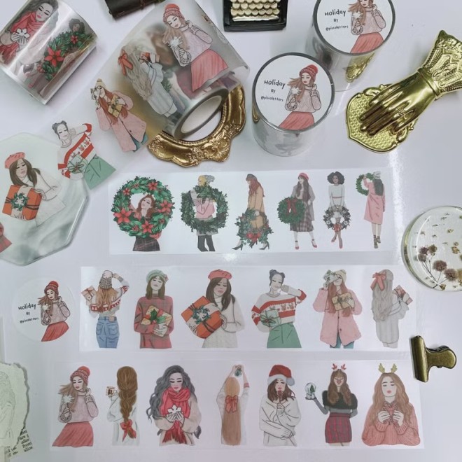 Holiday Girl Matte PET tape