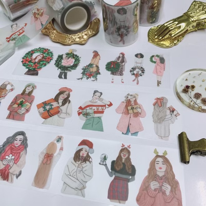 Holiday Girl Matte PET tape