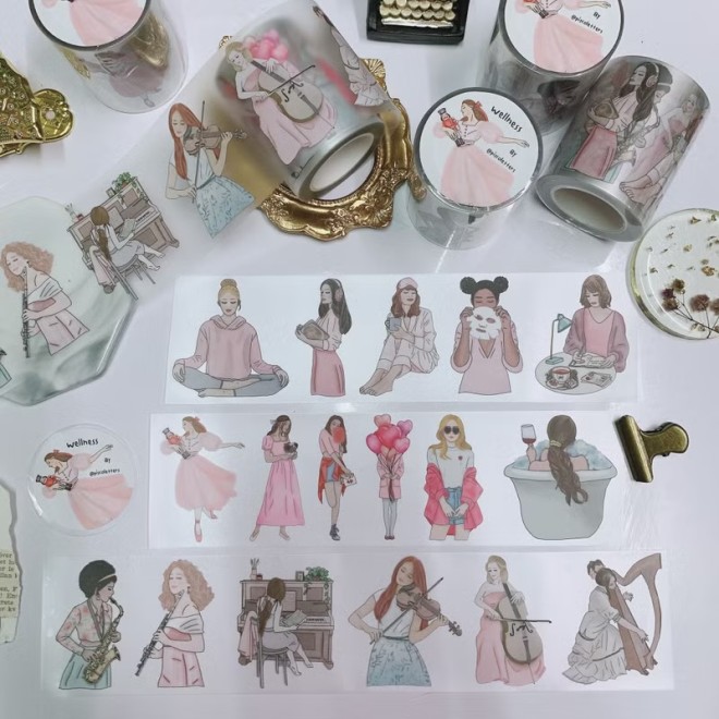 Wellness girl  MAtte PET tape