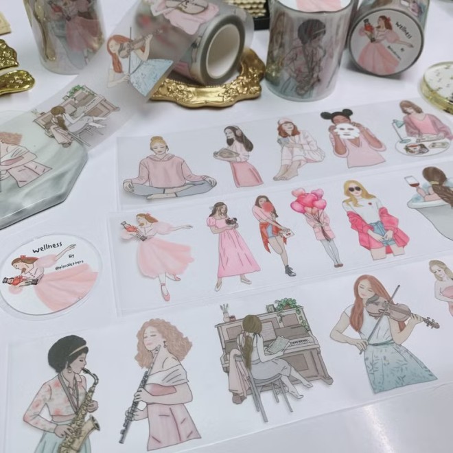 Wellness girl  MAtte PET tape