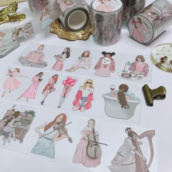 Wellness girl  MAtte PET tape