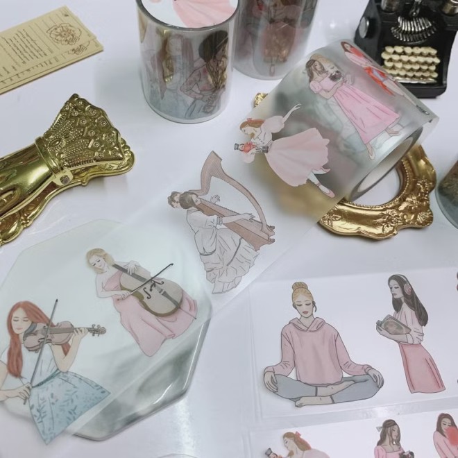 Wellness girl  MAtte PET tape