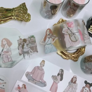 Wellness girl  MAtte PET tape